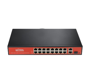 Wi-Tek WI-PS518G 250m Long Range CCTV PoE Switch (Refurbished)