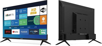 Videocon 32 E32EL1100 Inch Edgeless Android 14 HD Ready Smart TV (Refurbished)