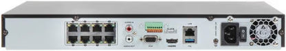 Hikvision DS-7608NI-Q2/8P 8 CHANNEL POE NVR 8 PoE 4K NVR, (Refurbished)